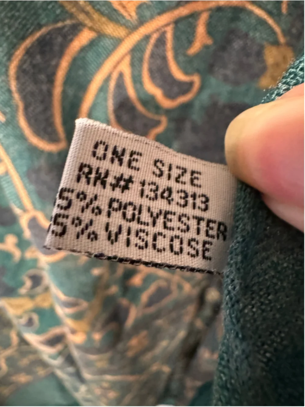 Women's Unbranded Floral Print Kimono One Size Green Gold